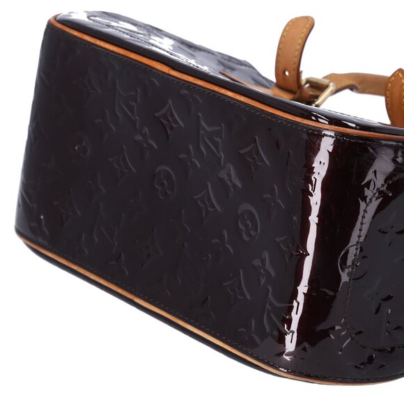 Louis Vuitton Summit Drive Monogram Vernis Handbag M93516 Amarante - Picture 5 of 9